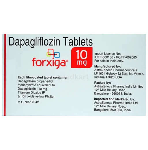 forxiga 10mg tablet 28's